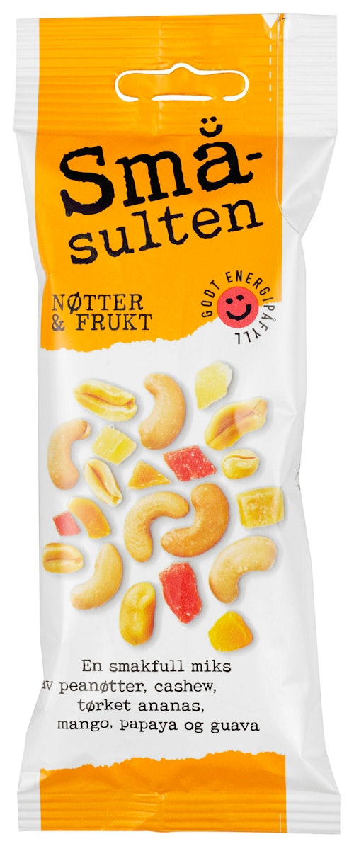 Bilde: © Polly / Kolonial.no Polly Småsulten Nøtter & Frukt 60 g