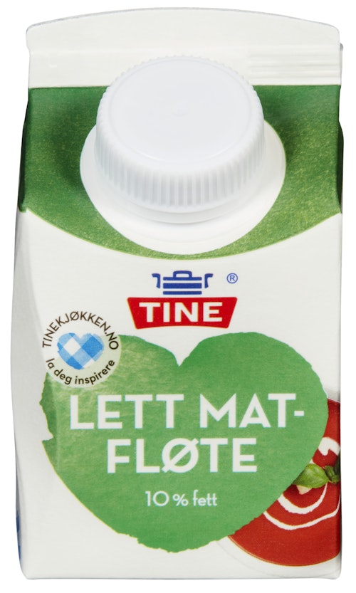 Bilde: © Tine / Kolonial.no Tine Lett Matfløte 10% 0,3 l