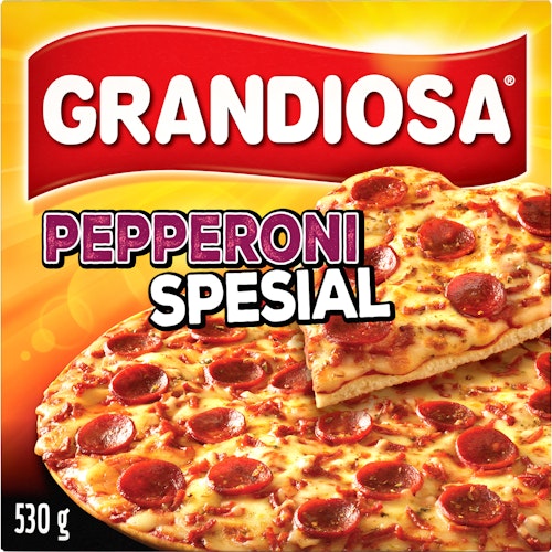 Bilde: © Grandiosa / Oda Grandiosa Grandiosa Spesial Pepperoni Pizza 530 g