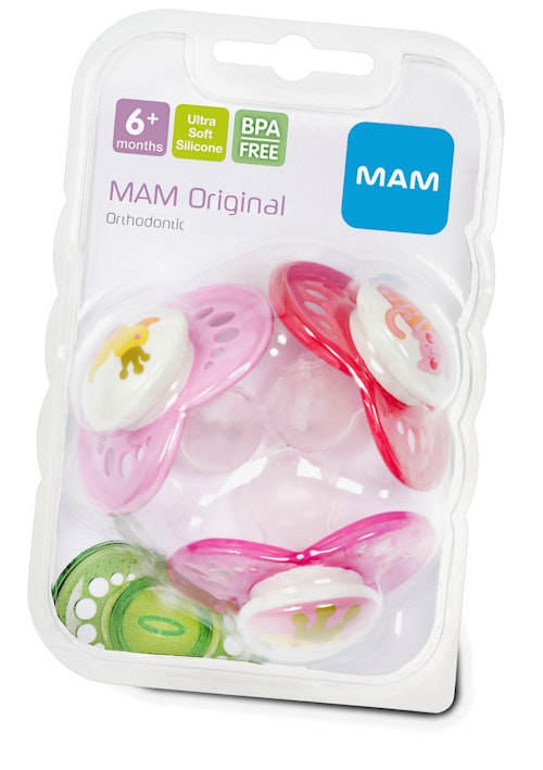 Bilde: © MAM / Kolonial.no MAM Smokk Original Silk Teat Fra 6 mnd, 3 stk