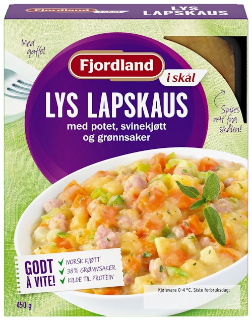 Bilde: © Fjordland / Kolonial.no Fjordland Lys Lapskaus 450 g