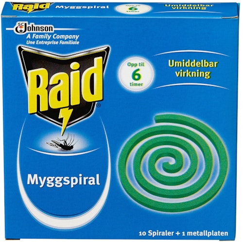 Bilde: © Raid / Oda Raid Myggspiral