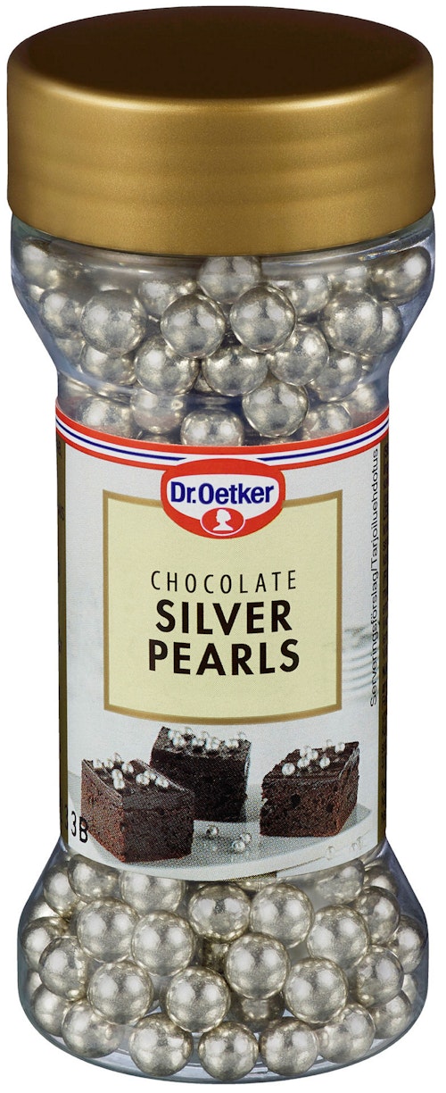 Bilde: © Dr. Oetker / Kolonial.no Dr. Oetker Silver Pearls Chocolate 52 g
