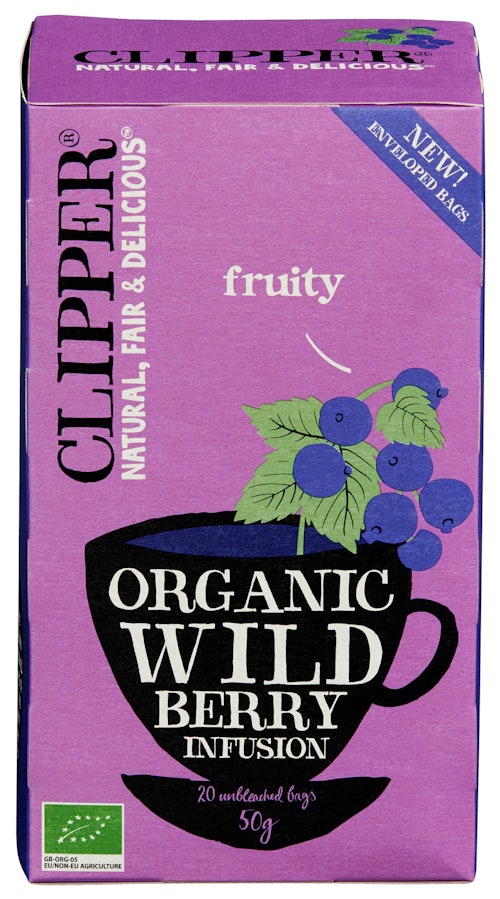 Bilde: © Clipper / Kolonial.no Clipper Te Wild Berry 20 stk