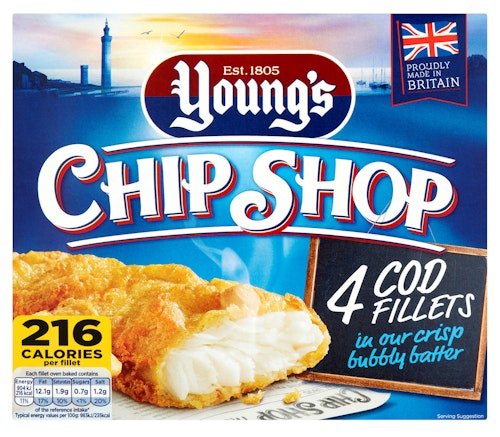 Bilde: © Young's / Oda Young's Torskefilet 4 stk, 440 g