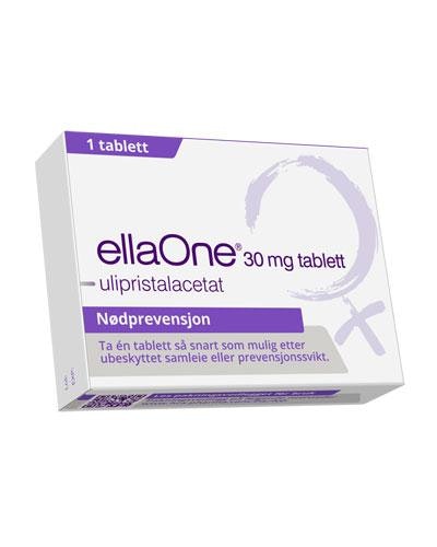 Nødprevensjon Ellaone 1 stk