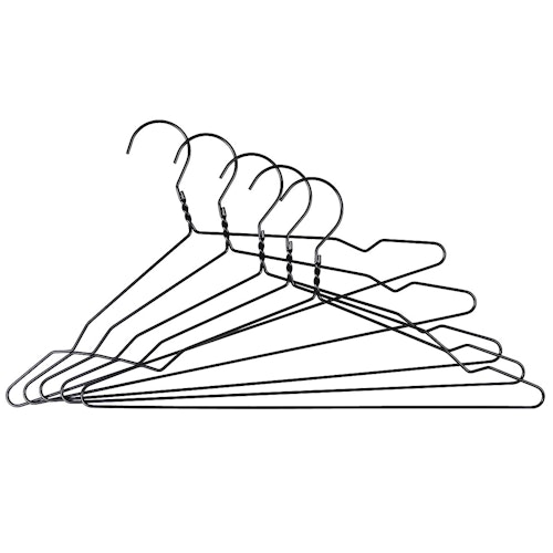 Bilde: © Clas Ohlson / Kolonial.no Clas Ohlson Kleshenger Metall Svart, 5 stk