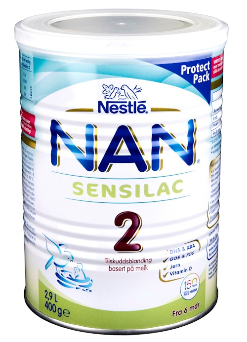 Bilde: © Nestlé / Kolonial.no Nestlé Nan 2 Sensilac Fra 6 mnd, 2,9 l