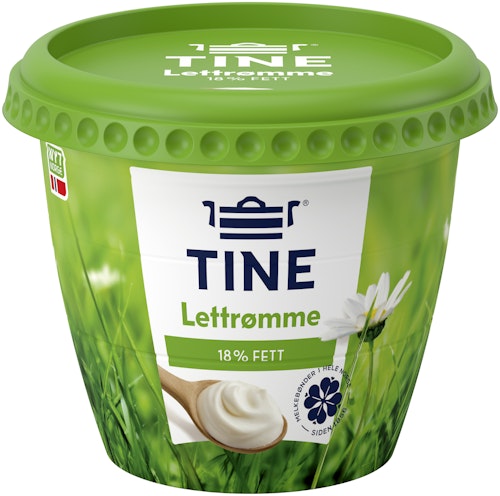 Bilde: © Tine / Oda Tine Lettrømme 18%, 300 g