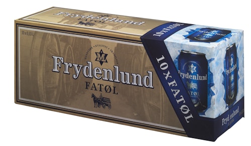 Bilde: © Frydenlund / Kolonial.no Frydenlund Frydenlund Fatøl 0,33 x 10 stk, 3,3 l