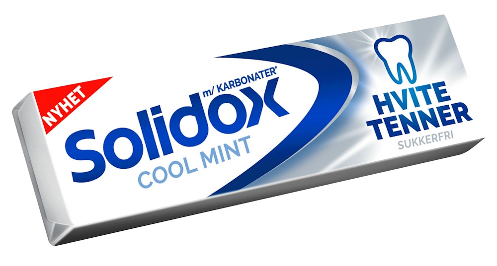 Solidox Tyggis Hvite Tenner 10 stk