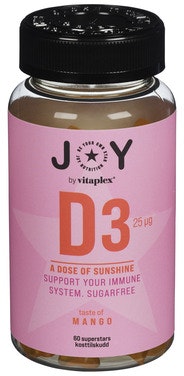 JOY Nutrition D-vitamin Mango 60 stk