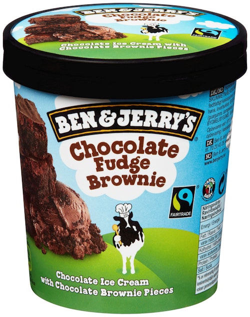 Bilde: © Ben & Jerry's / Oda Ben & Jerry's Chocolate Fudge Brownie Iskrem 465 ml