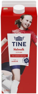 Bilde: © Tine / Oda Tine TineMelk Hel 1,75 l