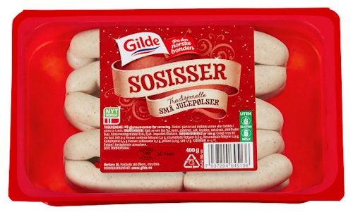 Bilde: © Gilde / Oda Gilde Sosisser 400 g