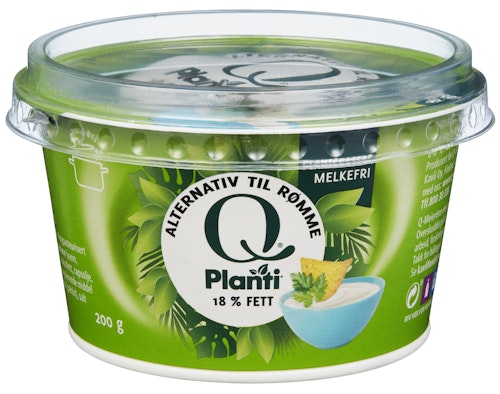 Bilde: © Q-meieriene / Oda Q-meieriene Planti Alternativ til Rømme, 200 g