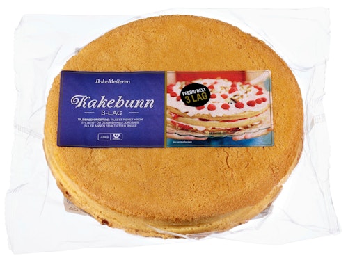 Bilde: © Bakemesteren / Kolonial.no Bakemesteren Kakebunn i 3 deler 370 g