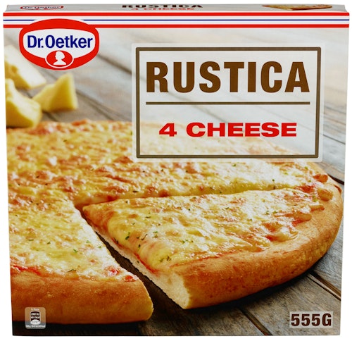 Bilde: © Dr. Oetker / Kolonial.no Dr. Oetker Pizza Rustica 4 Cheese 555 g