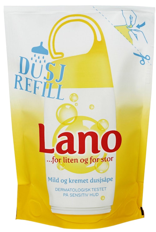 Bilde: © Lano / Kolonial.no Lano Lano Dusjsåpe Refill, 250 ml