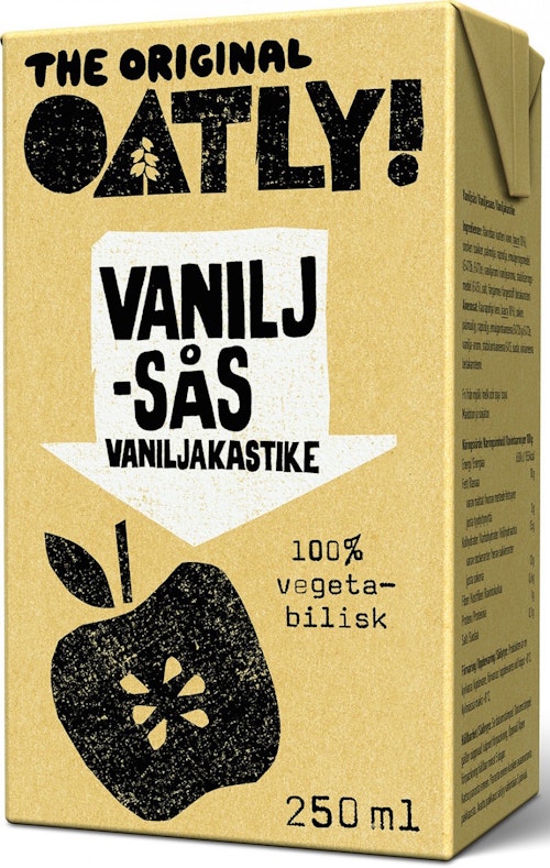 Bilde: © Oatly / Kolonial.no Oatly Vaniljesaus Melkefri 0,25 l