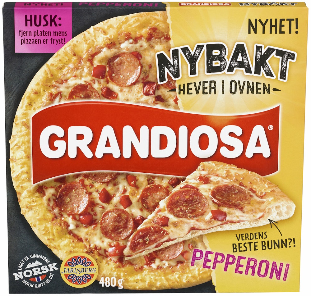 Grandiosa Nybakt Pepperoni Pizza