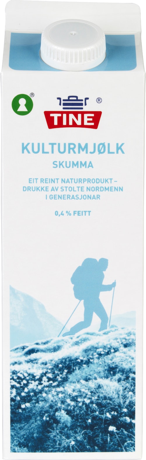 Bilde: © Tine / Kolonial.no Tine Kulturmjølk Skummet, 1 l