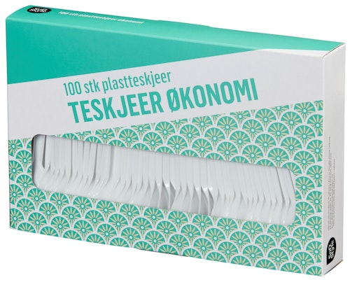 Teskjeer Engangs 100 stk