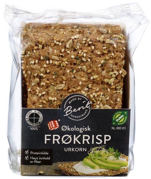 Bilde: © Berit Nordstrand / Kolonial.no Berit Nordstrand Frøkrisp Økologisk, 170 g