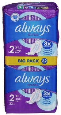 Bilde: © Always / Oda Always Bind Ultra Long Pr 2 Long, 22 stk
