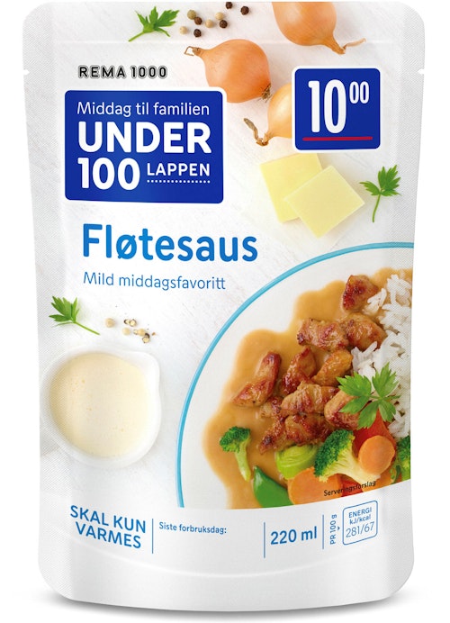 Bilde: © REMA 1000 / Kolonial.no REMA 1000 Fløtesaus 220 ml