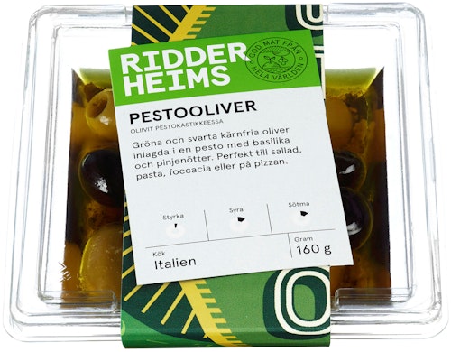 Bilde: © Ridderheims / Oda Ridderheims Pestooliven 160 g