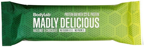 Bilde: © Bodylab / Kolonial.no Bodylab Protein Bar Hazelnuts & Chocolate, 65 g
