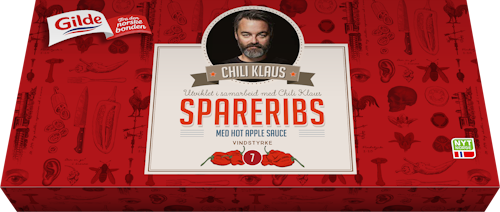 Bilde: © Gilde / Kolonial.no Gilde Chili Klaus Spareribs ca. 1 kg