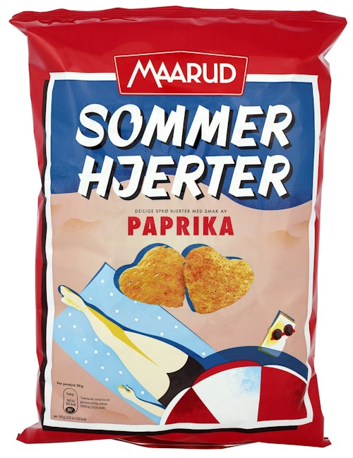 Bilde: © Maarud / Kolonial.no Maarud Sommerhjerter Paprika 120 g