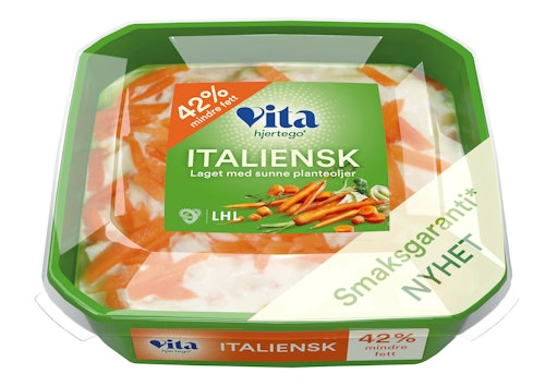 Bilde: © Vita Hjertego' / Kolonial.no Vita Hjertego' Vita Hjertego´ Italiensk Salat 180 g