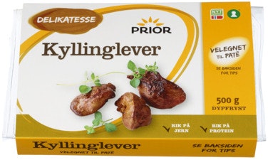 Bilde: © Prior / Oda Prior Kyllinglever 500 g
