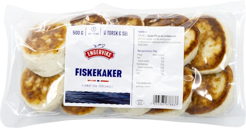 Fiskekaker 50% Engerviks Vår Laveste Pris, 500 g
