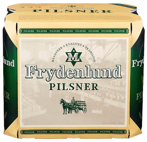 Bilde: © Frydenlund / Kolonial.no Frydenlund Frydenlund Pilsner Boks, 6x0,5l, 3 l
