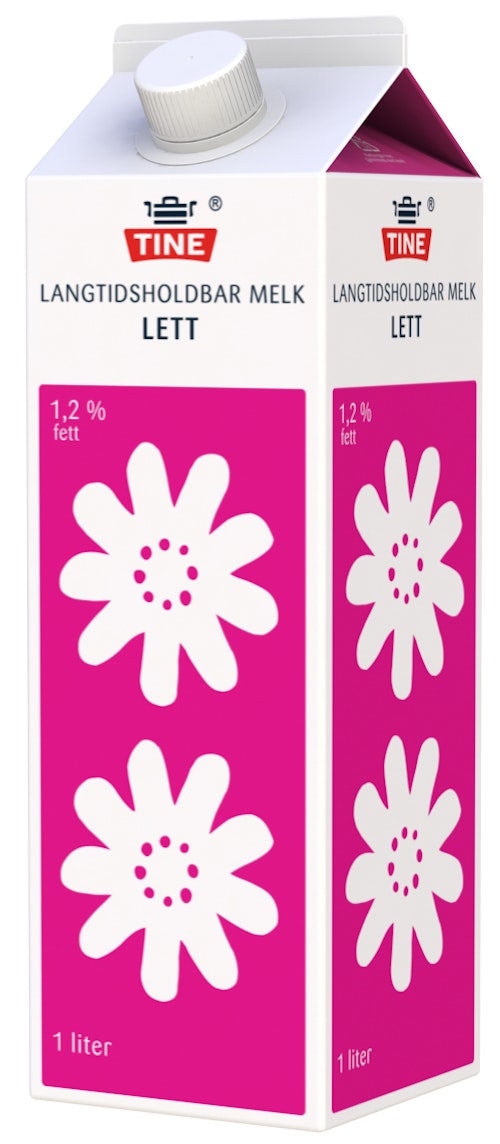 Bilde: © Tine / Kolonial.no Tine Langtidsholdbar Lett Melk 1 l