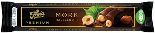 Bilde: © Freia / Kolonial.no Freia Premium Dark Hasselnøtt 45 g