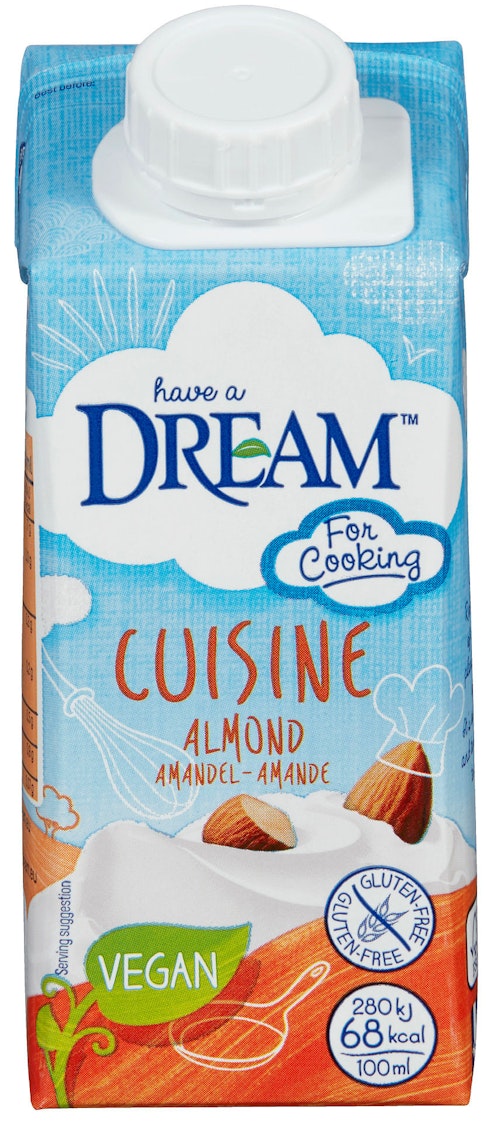 Bilde: © Dream / Kolonial.no Dream Mandelfløte 200 ml
