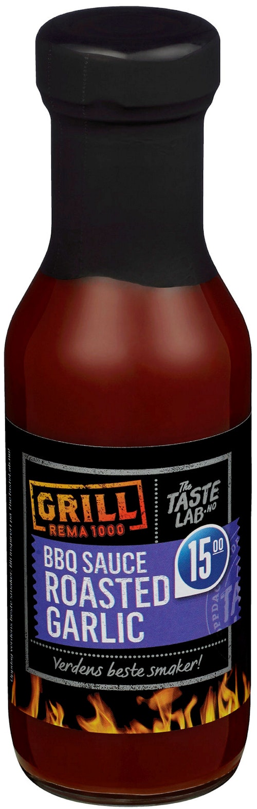Bilde: © REMA 1000 / Kolonial.no REMA 1000 BBQ Sauce Garlic Taste Lab, 315 g