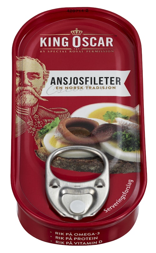 Bilde: © King Oscar / Oda King Oscar Ansjosfilet 50 g