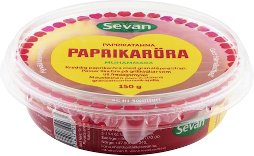 Bilde: © Sevan / Kolonial.no Sevan Paprikarøre 150 g