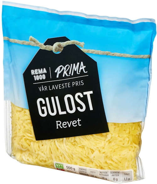 Bilde: © Prima / Kolonial.no Prima Gulost Revet Økonomi 500 g