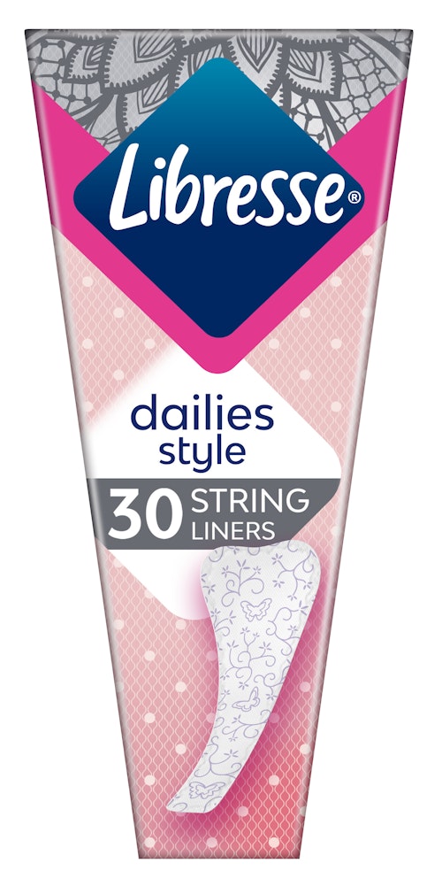 Bilde: © Libresse / Kolonial.no Libresse Libresse String Truseinnlegg 30stk, 30 stk