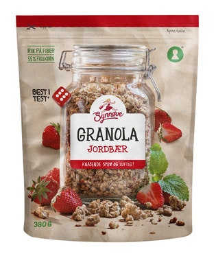 Bilde: © Synnøve / Oda Synnøve Granola Jordbær