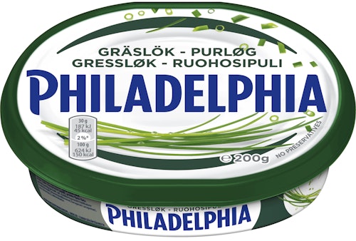 Bilde: © Philadelphia / Kolonial.no Philadelphia Philadelphia Gressløk 200 g