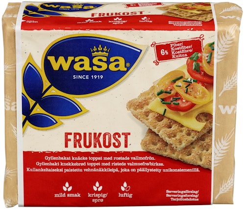 Bilde: © Wasa / Kolonial.no Wasa Frukost Knekkebrød 240 g