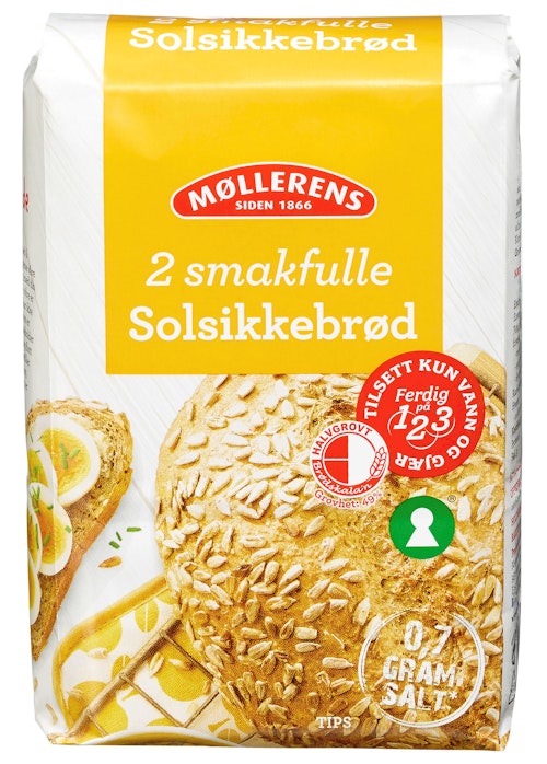 Bilde: © Møllerens / Kolonial.no Møllerens Solsikkebrød 1 kg